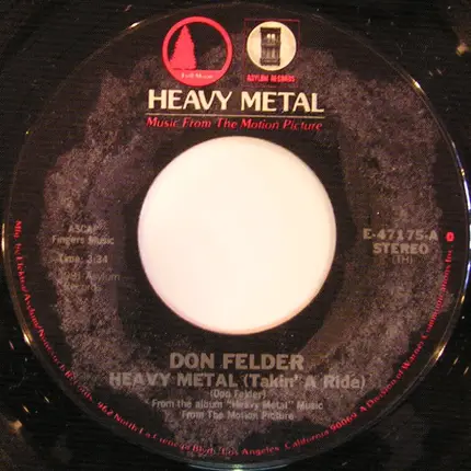 Don Felder - Heavy Metal (Takin' A Ride) / All Of You