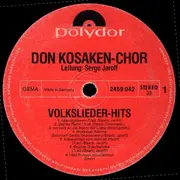 LP - Don Kosaken Chor Serge Jaroff - Volkslieder Hits