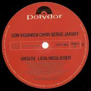 LP - Don Kosaken Chor Serge Jaroff - Unsere Lieblingslieder