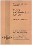 magazin - Don Kosaken Chor / Serge Jaroff - Eine Auswahl Gern Gehörter Lieder In Deutscher Sprache - Lyrics