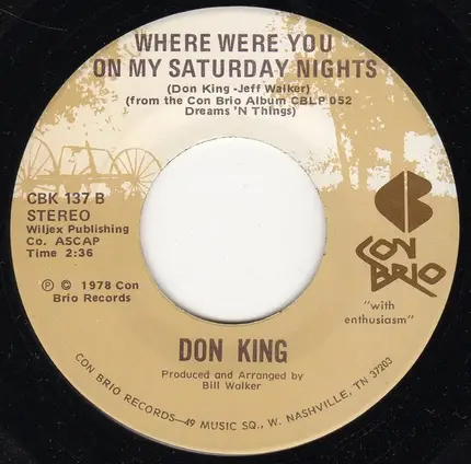 Don King - The Feelings So Right Tonight
