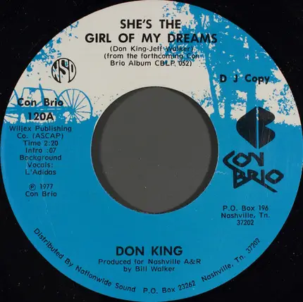 Don King - She's The Girl Of My Dreams