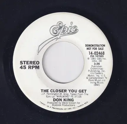 Don King - The Closer You Get