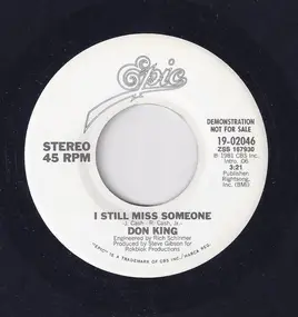 Don King - I Still Miss Someone