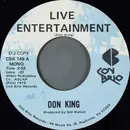 7inch Vinyl Single - Don King - Live Entertainment