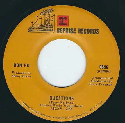 Don Ho - Questions / It Must Have Been The Wine