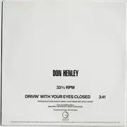 LP - Don Henley - Drivin' With Your Eyes Closed