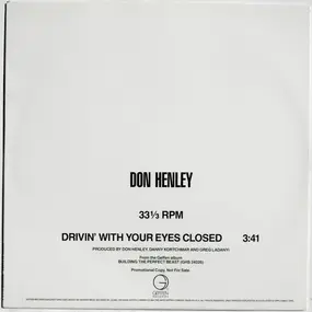 Don Henley - Drivin' With Your Eyes Closed