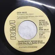 Don Imus - Everybody Needs Milk (Just Give Me A Bottle Of Wine)