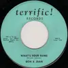7inch Vinyl Single - Don & Juan - What's Your Name / All That's Missing Is You