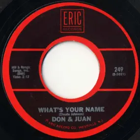 Don - What's Your Name / Lavender Blue