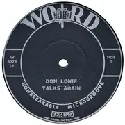 LP - Don Lonie - Don Lonie Talks Again