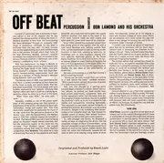 LP - Don Lamond And His Orchestra - Off Beat Percussion - Mono, gatefold