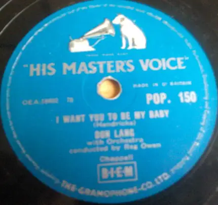 Don Lang - Four Brothers / I Want You To Be My Baby