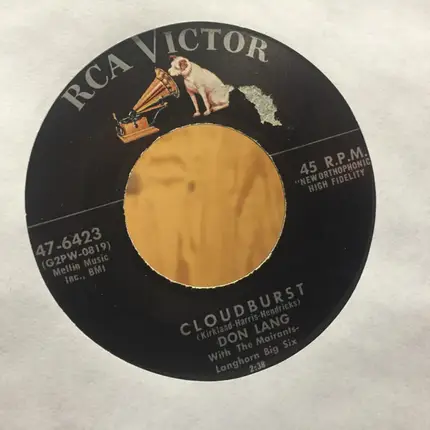 Don Lang - Cloudburst