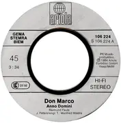7inch Vinyl Single - Don Marco - Anno Domini / Rain In My Heart