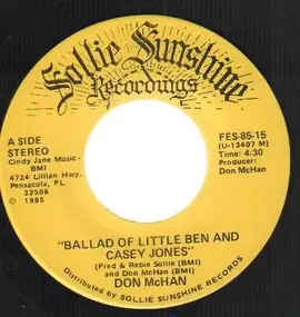 Don McHan - Ballad Of Little Ben And Casey JOnes / Great Smoky Mountains