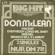 2x7inch Vinyl Single - Don McLean - Big Hit