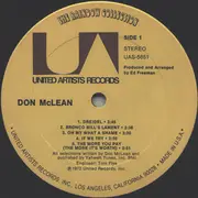 LP - Don McLean - Don McLean - STILL SEALED