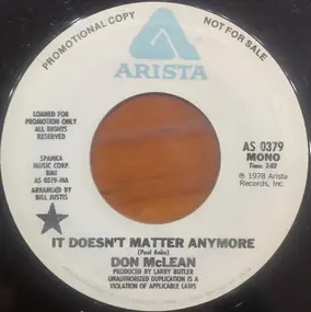 Don McLean - It Doesn't Matter Anymore