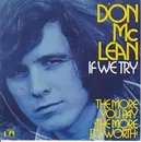 7inch Vinyl Single - Don McLean - If We Try / The More You Pay (The More It's Worth)
