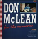 LP - Don McLean - For The Memories