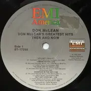LP - Don McLean - Greatest Hits - Then & Now