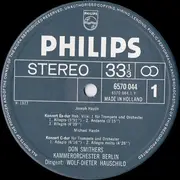LP - Don Smithers , Kammerorchester Berlin · Joseph Haydn , Michael Haydn , Johann Melchior Molter , Leo - Trompetenkonzerte
