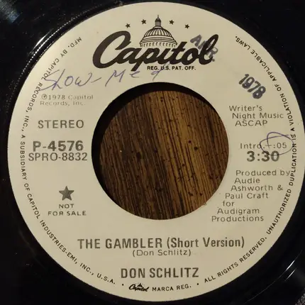 Don Schlitz - The Gambler