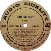 LP - Don Shirley - Piano