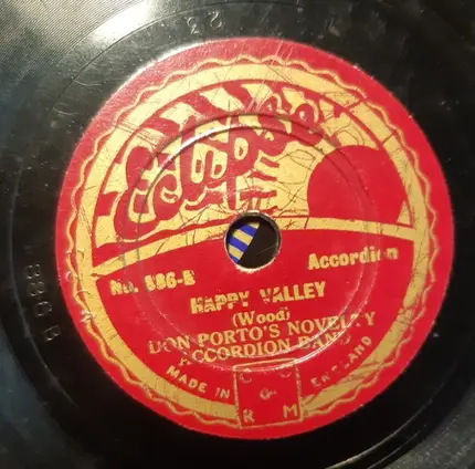 Don Porto's Accordion Band - Roll Along, Covered Wagon / Happy Valley