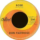 7inch Vinyl Single - Don Partridge - Rosie
