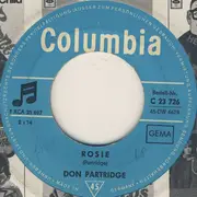 7inch Vinyl Single - Don Partridge - Rosie
