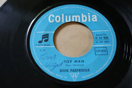 Don Partridge - Top Man