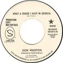 7inch Vinyl Single - Don Preston - What A Friend I Have In Georgia