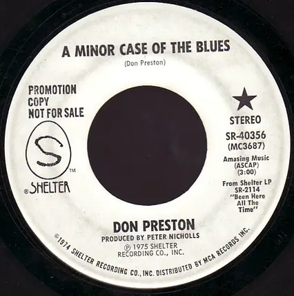 Don Preston - A Minor Case Of The Blues