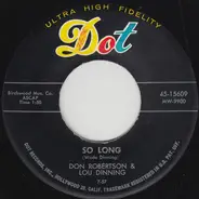 Don Robertson & Lou Dinning - So Long