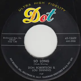 Don Robertson - So Long