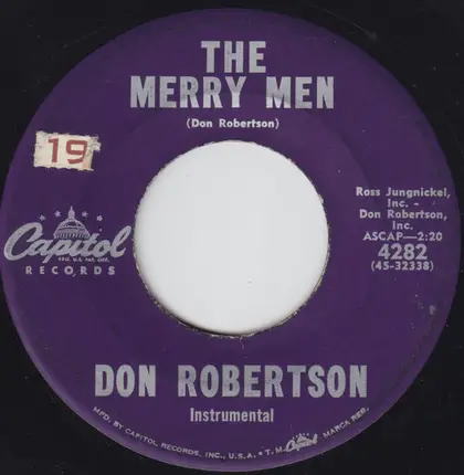 Don Robertson - The Merry Men / A Fine Day