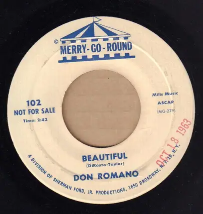 Don Romano - Beautiful / Don't Cry