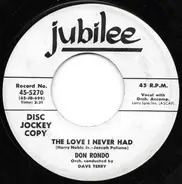 Don Rondo - The Love I Never Had / Don't