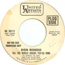 7inch Vinyl Single - Don Rondo - Till The World Knows You're Mine