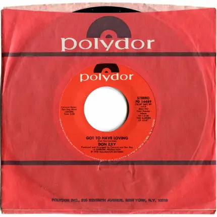 Don Ray - Got To Have Loving / My Desire
