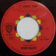 7inch Vinyl Single - Don Ralke / Pete Candoli And His Orchestra - 77 Sunset Strip / 77 Sunset Strip Cha-Cha