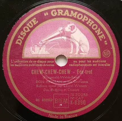 Don Redman And His Orchestra - Chew-Chew-Chew / Igloo