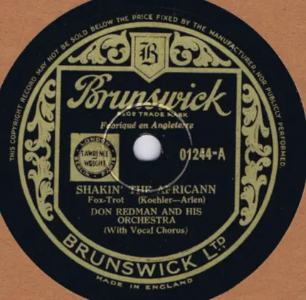 Don Redman And His Orchestra - Shakin' The Africann / Chant Of The Weeds