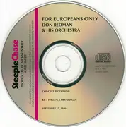 CD - Don Redman And His Orchestra - For Europeans Only