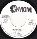 7inch Vinyl Single - Don Reed - She's My Lady - Mono