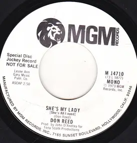 Don Reed - She's My Lady