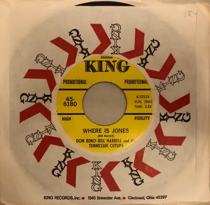 Don Reno - Bill Harrell And The Tennessee Cut-Ups - Mister Bottle / Where Is Jones
